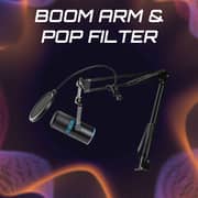 GamerTek Phantom Gaming Microphone Kit Black - 73195