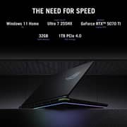 Asus ROG Strix G16 Gaming (2025) Laptop - 2nd Series / Intel Core Ultra 7-255HX / 16inch FHD+ / 1TB SSD / 32GB RAM / 12GB NVIDIA GeForce RTX 5070 Graphics / Windows 11 Home / English & Arabic Keyboard / Volt Green / Middle East Version - [G615LR-RV052W]
