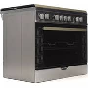 Fresh Free Standing 5 Burner Gas Cookers 60cm Stainless Steel/Black - FSC9060