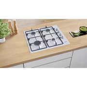 Bosch Series 2 Built In 4 Cooking Zone Gas Hob 60cm Stainless Steel - PBP6C5K60M
