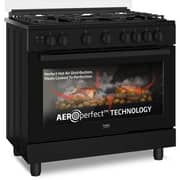 Beko 5 Burner Gas Cooker 90cm Black - BGGR11127GBA