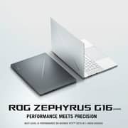 Asus ROG Zephyrus G16 Gaming (2025) Laptop - AMD Ryzen AI 7-350 / 16inch WQXGA / 2TB SSD / 32GB RAM / 8GB NVIDIA GeForce RTX 5070 Graphics / Windows 11 Home / English & Arabic Keyboard / White / Middle East Version - [GA605KP-AI-OLED322W]
