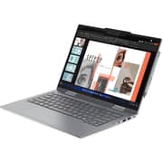Lenovo ThinkPad X1 Gen 9 2-in-1 Convertible (2025) Laptop - 1st Gen / Intel Core Ultra 7-155U / 14inch WUXGA / 1TB SSD / 32GB / Intel Graphics / Windows 11 Pro / English & Arabic Keyboard / Grey / Middle East version - [21KE000CGR] + Wireless Headset