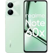 Realme Note 60X 4G 64GB 3GB RAM Wilderness Green Dual Sim Smartphone - RMX3938 - Middle East Version