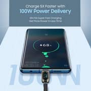 Swiss Military Type-C To C Cable 1m Black - SMCBCC100WLED1M