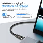 Swiss Military Type-C To C Cable 1m Black - SMCBCC100WLED1M