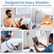 Swiss Military Type-C To C Cable 1m Black - SMCBCC100WLED1M