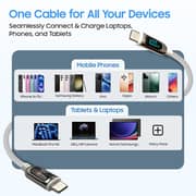 Swiss Military Type-C To C Cable 1m White - SMCBCC100WLED1M