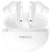 Recci Wireless ANC & ENC Earbuds Bluetooth 5.3 – White – REP-W88