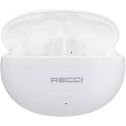 Recci Wireless ANC & ENC Earbuds Bluetooth 5.3 – White – REP-W88