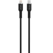 Green Lion USB-C To Lightning Cable 1m Black - GNSILNTTLBK