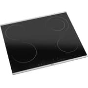 Ferre Built-in Electric Hob 60cm Black - MS163 + BGBAR59 Microwave Grill + DP60SS1000P Chimney Hood + FryArt Electric Oven