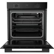Ferre FryArt Built-in Electric Oven 60cm Black + BGBAR59 Microwave Grill + MS163 Electric Hob + DP60SS1000P Chimney Hood + BGBAR61 Dishwasher + BGBAR60 BF