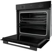 Ferre FryArt Built-in Electric Oven 60cm Black + BGBAR59 Microwave Grill + MS163 Electric Hob + DP60SS1000P Chimney Hood + BGBAR61 Dishwasher + BGBAR60 BF
