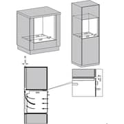 Ferre FryArt Built-in Electric Oven 60cm Black + BGBAR59 Microwave Grill + MS163 Electric Hob + DP60SS1000P Chimney Hood + BGBAR61 Dishwasher + BGBAR60 BF