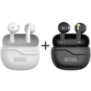Xcell Wireless Earbuds White - XL-BD-SOUL16X2 + Earbuds Black