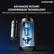 Krome Split Air Conditioner 1.5 Ton - KR-AR18MT3-BH