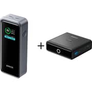 Anker Power Bank 12000mAh Black - A1335 + A1902 Base Charger Black
