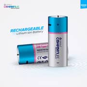 Rafeed Comfortlife 16340 Rechargeable Battery And Charger Set - EQ0755