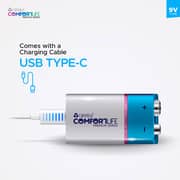 Rafeed Comfortlife 9V Rechargeable Battery And Charger - EQ0756