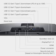 شاشة ديل دقة FHD مقاس 27 بوصة لون أسود P2725H