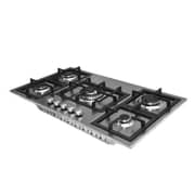 Fulgor Gas Hob 90cm 5 Burners, Stainless Steel - HfG90LG5BFT