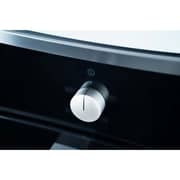 Fulgor Gas Oven with Gas Grill - 90 cm - 91 L Black Glass Oven OF GG D 95 S XL BG 2T Es