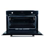 Fulgor Gas Oven with Gas Grill - 90 cm - 91 L Black Glass Oven OF GG D 95 S XL BG 2T Es