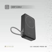 Levelo AirLink Qi2 Power Bank 10000mAh Black - LVL-AIRLINK-PB10K-BK