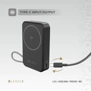 Levelo AirLink Qi2 Power Bank 10000mAh Black - LVL-AIRLINK-PB10K-BK