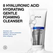 Anua 8 Hyaluronic Acid Hydrating Gentle Foaming Cleanser White