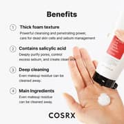 CosRx Salicylic Acid Daily Gentle Cleanser White