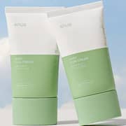 Anua Airy Sun Cream Sunscreen SPF50+ PA++++ Green/White