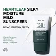 Anua Heartleaf Silky Moisture Sun Cream Sunscreen White/Green