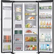 Samsung 615L, Bespoke AI Refrigerator SBS AI Home - RS90F64D1FAE