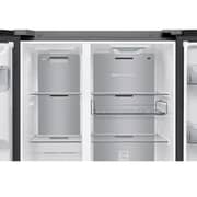 Samsung 615L, Bespoke AI Refrigerator SBS AI Home - RS90F64D1FAE