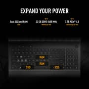 Asus TUF A16 Gaming (2025) Laptop - AMD Ryzen 7-260 / 16inch FHD+ / 512GB SSD / 16GB RAM / 8GB NVIDIA GeForce RTX 5050 / Windows 11 Home / English & arabic Keyboard / Jaeger Gray / Middle East Version - [FA608UH-G1S825W]