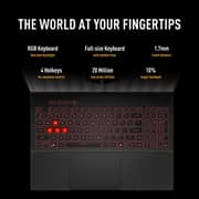 Asus TUF A16 Gaming (2025) Laptop - AMD Ryzen 7-260 / 16inch FHD+ / 512GB SSD / 16GB RAM / 8GB NVIDIA GeForce RTX 5050 / Windows 11 Home / English & arabic Keyboard / Jaeger Gray / Middle East Version - [FA608UH-G1S825W]