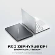 Asus ROG Zephyrus G14 Gaming (2025) Laptop - AMD Ryzen 9-270 / 14inch 3K / 1TB SSD / 16GB RAM / 8GB NVIDIA GeForce RTX 5050 Graphics / Windows 11 Home / English & Arabic Keyboard / Platinum White / Middle East Version - [GA403UH-OLED9161W]