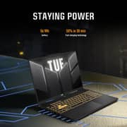 Asus TUF F16 Gaming (2025) Laptop - 2nd Series / Intel Core 5-210H / 16inch FHD+ / 512GB SSD / 16GB RAM / 6GB NVIDIA GeForce RTX 3050 Graphics / Windows 11 Home / English & Arabic Keyboard / Meccha Gray / Middle East Version - [FX607VJ-RL012W]