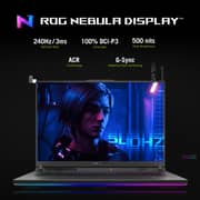 Asus ROG Strix G18 Gaming (2025) Laptop - 14th Gen / Intel Core i9-14900HX / 18inch 2.5K / 1TB SSD / 32GB RAM / 8GB NVIDIA GeForce RTX 5070 Graphics / Windows 11 Home / English & Arabic Keyboard / Eclipse Grey / Middle East Version - [G815JPR-G91621W]