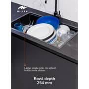 Millen Undermount Single Bowl Sink 1pc - MS15835025GM