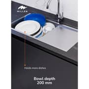 Millen Undermount Single Bowl Sink 1pc - MSD854420SS