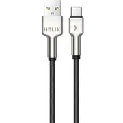Helix USB-C Cable 1.2m Silver - Heli Cord-UC