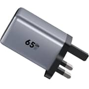 Helix 3 Port Wall Charger Silver - PowerPro-65W