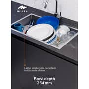 Millen Undermount Single Bowl Sink 1pc - MS12764525SS