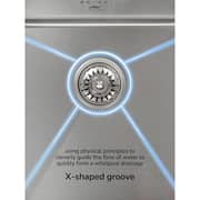 Millen Undermount Double Bowl Sink 1pc - MSDB584420SS