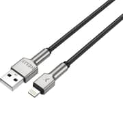 Helix Lightning Cable 1.2m Silver - Heli Cord-UL