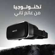Cardoo Go VR Glasses With Built-in Headset, Black -CEGVRH04B