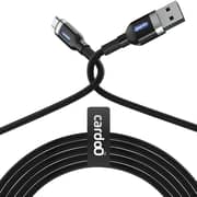 سلك كاردو من USB-A إلى Micro USB بطول 2 متر لون أسود CGLCUM02B